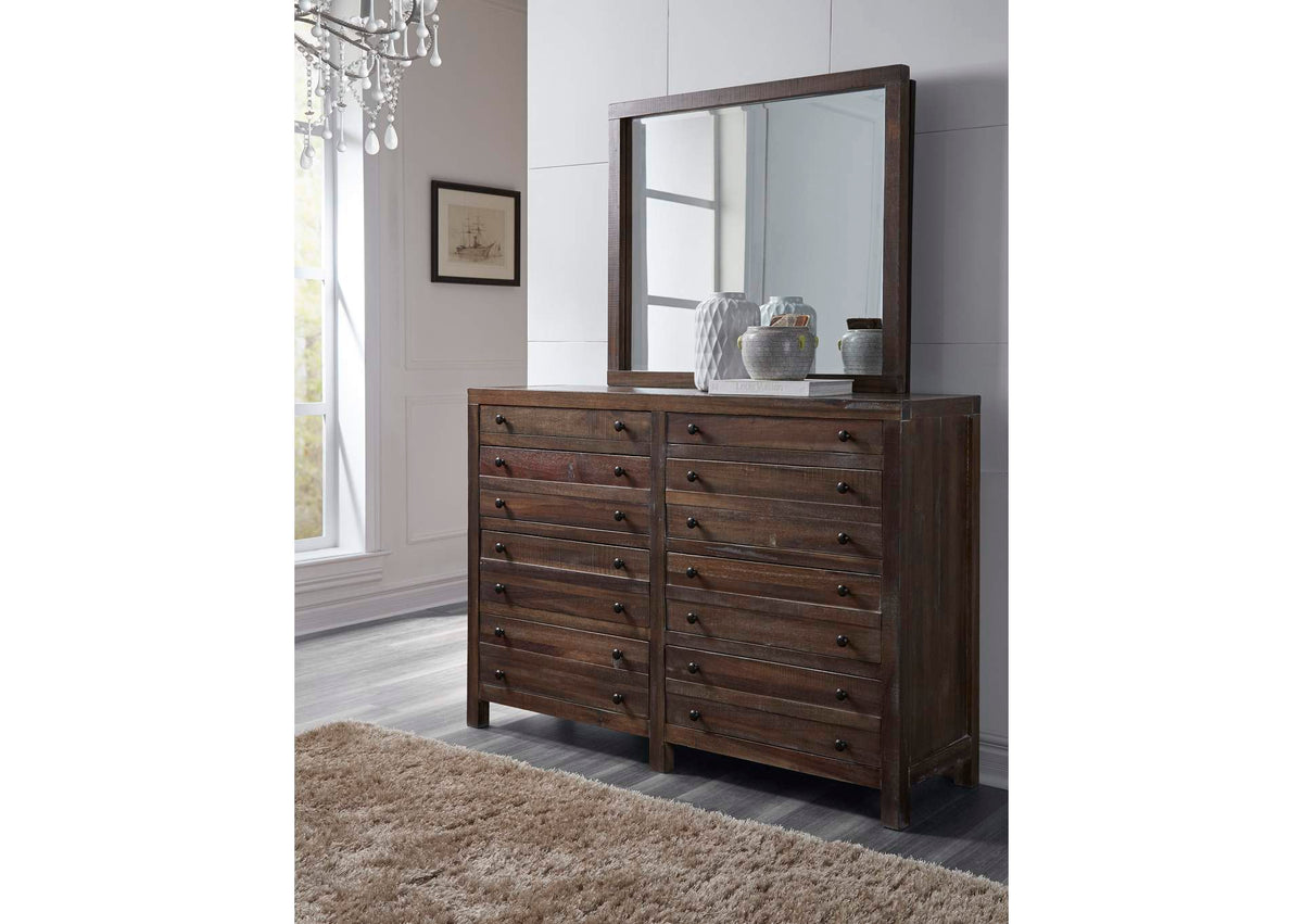 8T0682A Townsend Eight Drawer Solid Wood Dresser In Java (2024)
