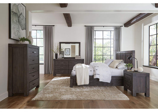 3FT3D5 Meadow Solid Wood Footboard Storage Bed In Graphite