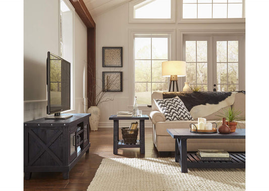 7YC922 Yosemite Solid Wood Side Table In Cafe