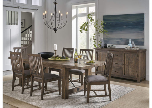 8FJ861 Autumn Solid Wood Extending Dining Table In Flink Oak