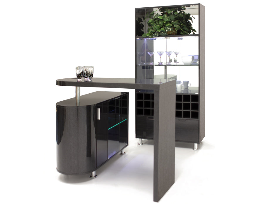 Basel Gray Oak Bar Counter