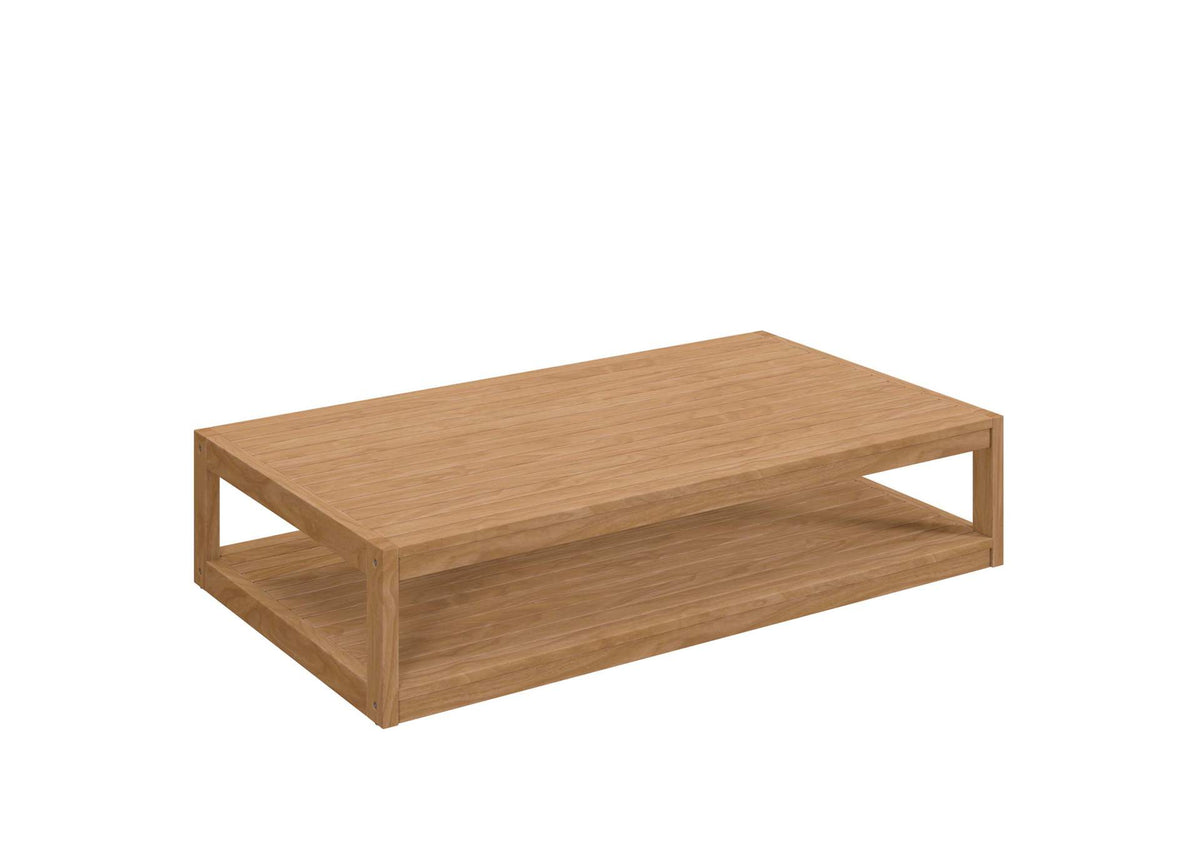 EEI-5608-NAT Carlsbad Teak Wood Outdoor Patio Coffee Table By Modway