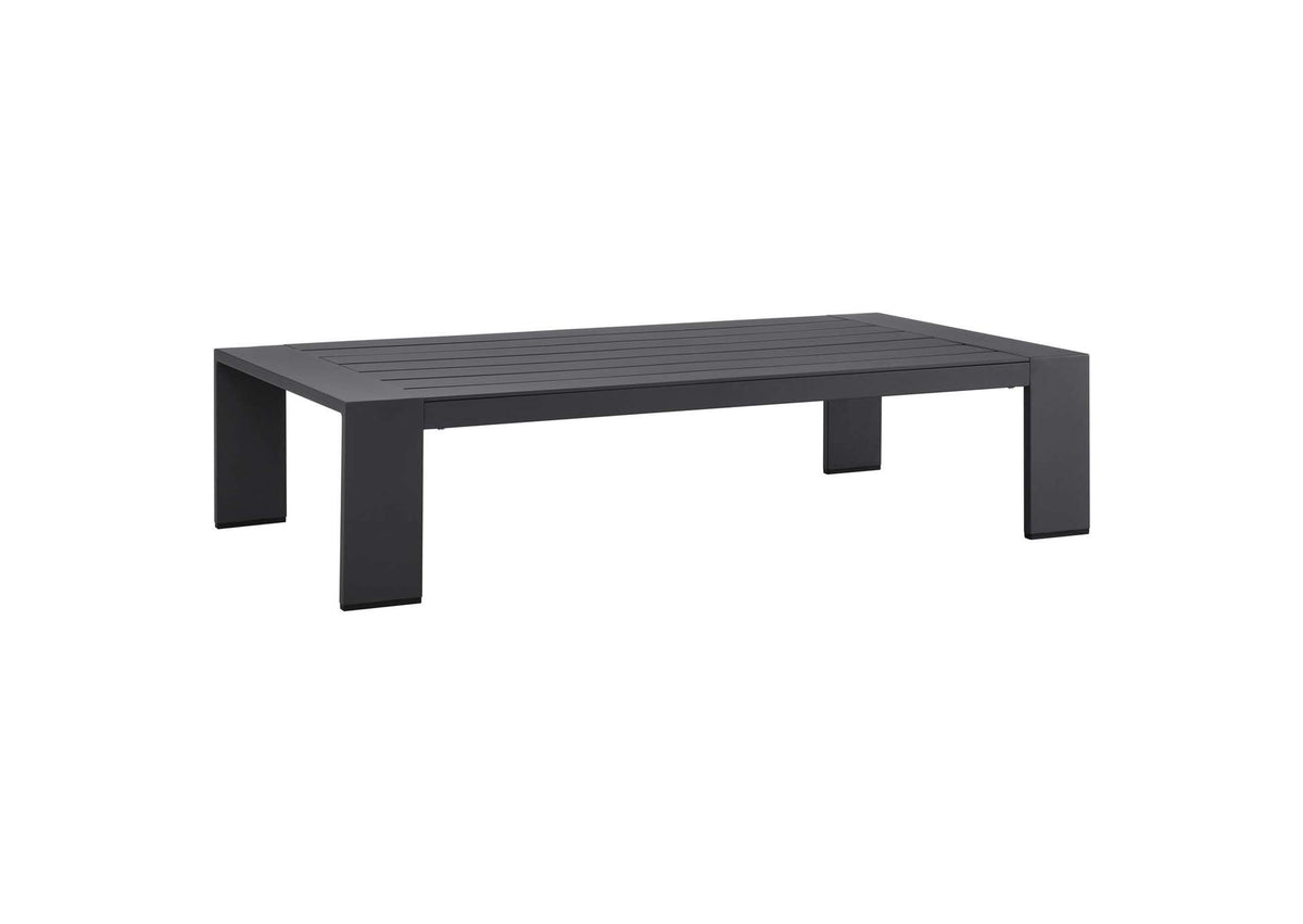 EEI-5677-GRY Tahoe Outdoor Patio Powder-Coated Aluminum Coffee Table By Modway
