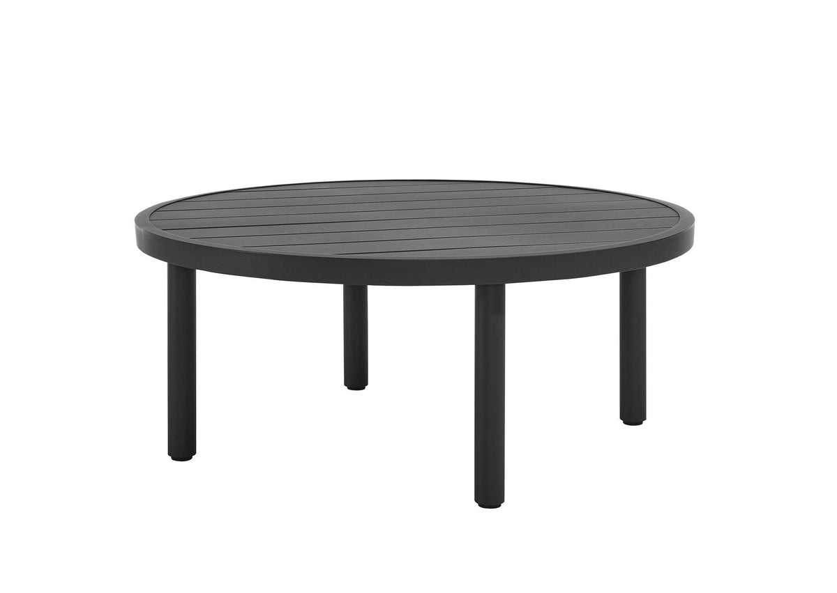 EEI-6978-GPH Terrace 35" Outdoor Patio Aluminum Round Coffee Table By Modway