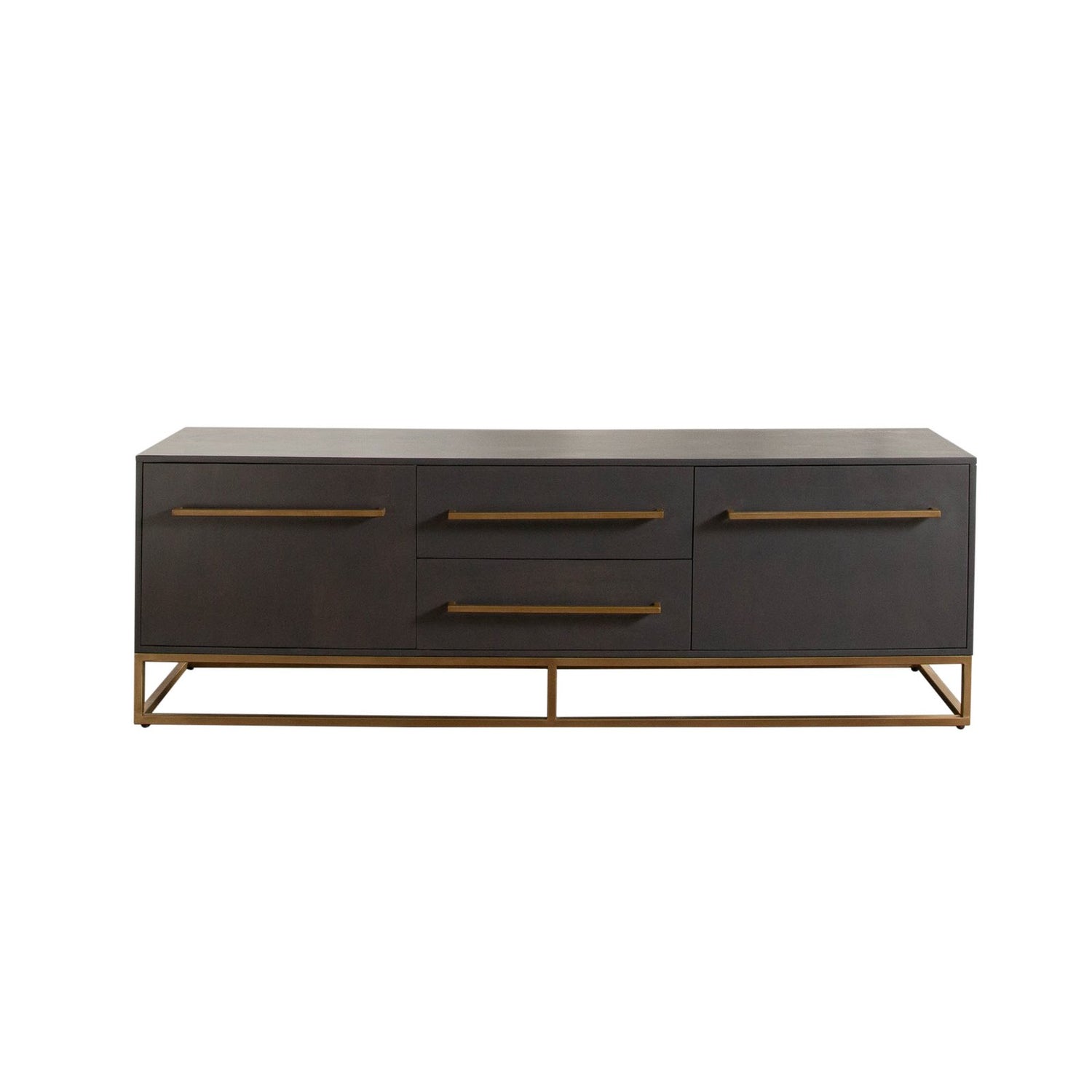 Encore Solid Mango Wood 2-Door / 2-Drawer Entertainment Cabinet