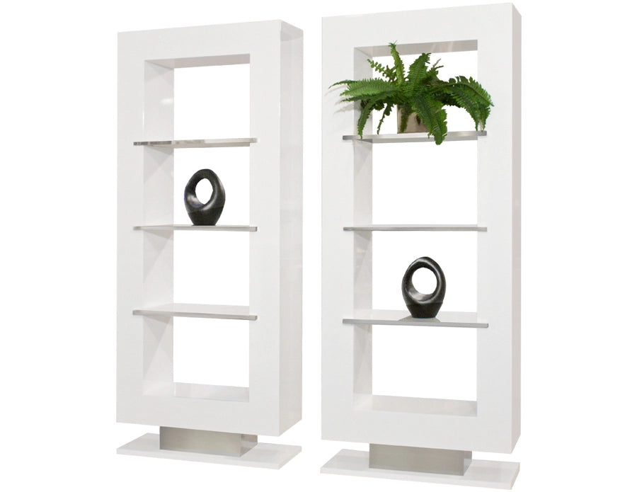 Mia White Lacquer Room Divider