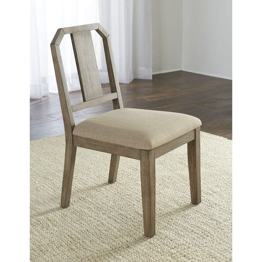 Acadia Upholstered Side Chair in Toffee/Toast