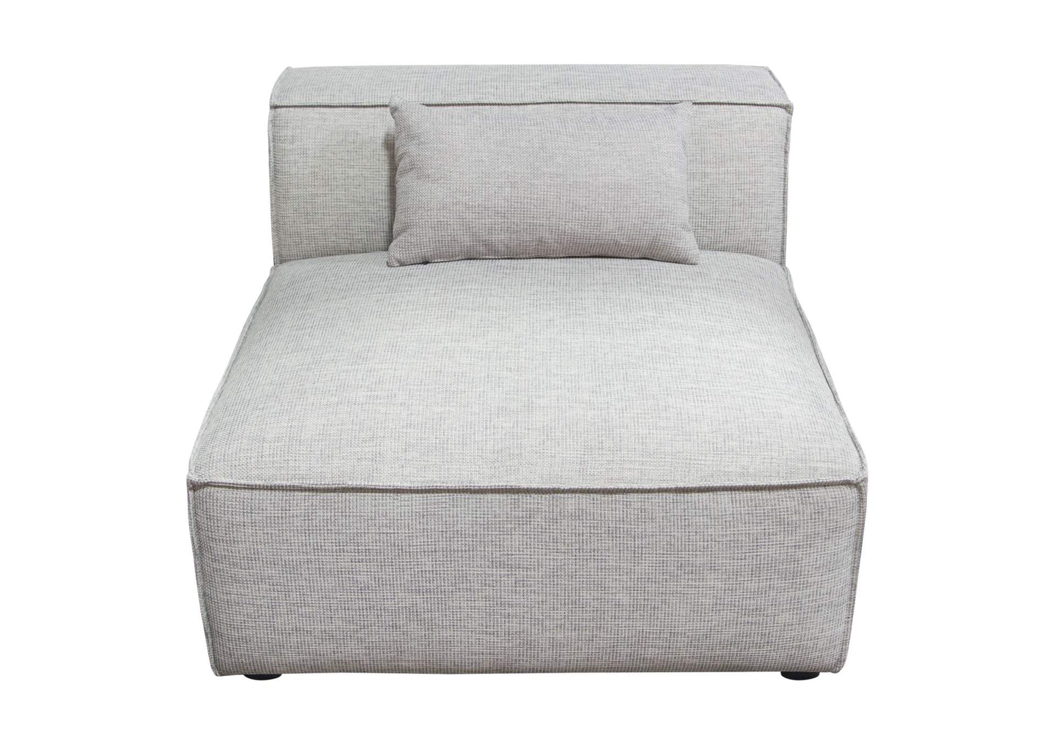 Vice Armless Chair in Barley Fabric by Diamond Sofa