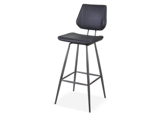 9LE868V Vinson Modern Swivel Bar Stool In Cobalt (Set of 2)