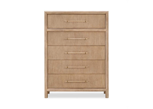NSPV84 Dorsey Five Drawer Chest In Granola