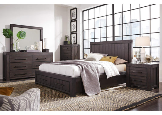 3H5784A Heath Five Drawer Chest In Basalt Grey (2024)