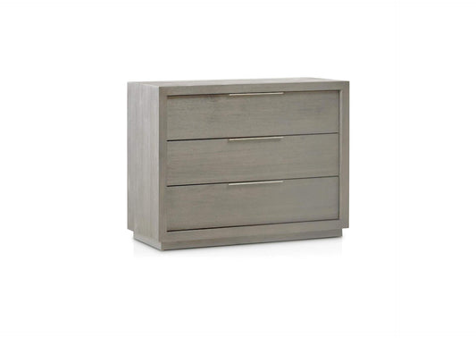 AZBX84BA Oxford Three - Drawer Nightstand In Mineral (2024)