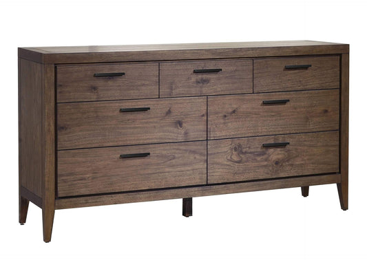 LWY682A Boracay Seven Drawer Walnut Dresser In Wild Oats Brown (2024)