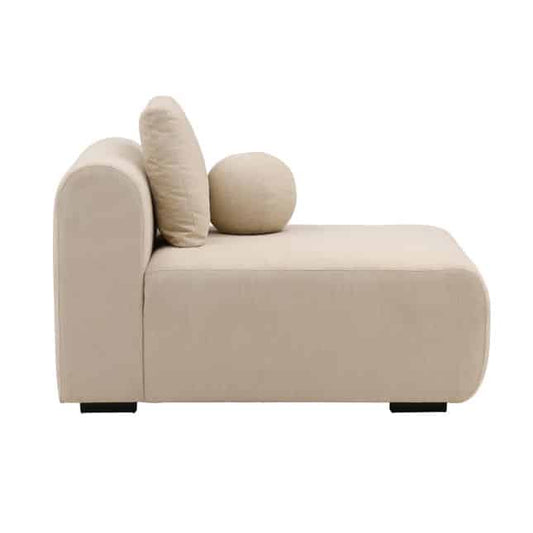 Petra Outdoor Modular Sectional {ARMLESS CHAISE}