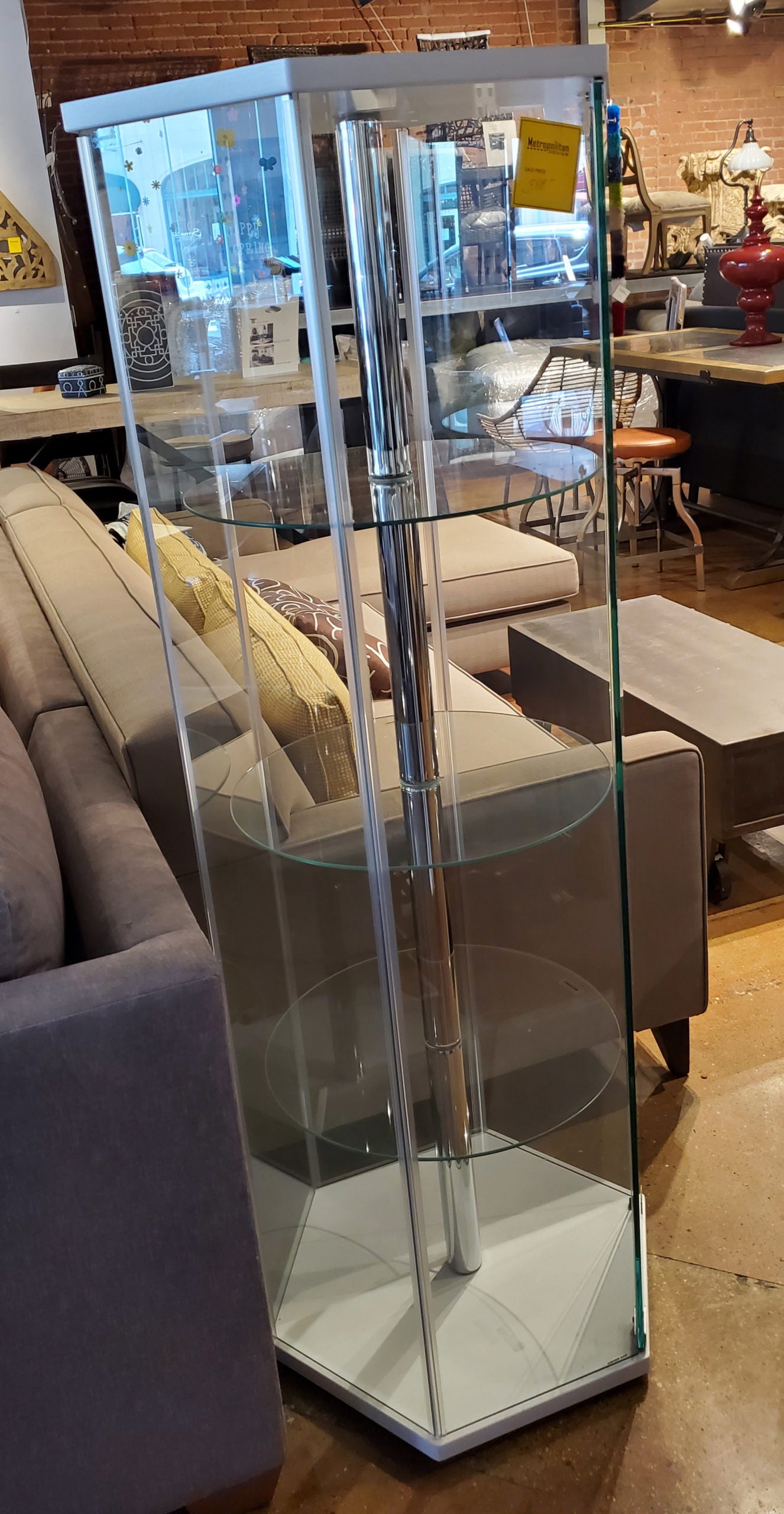 Hexagon Glass Display Case