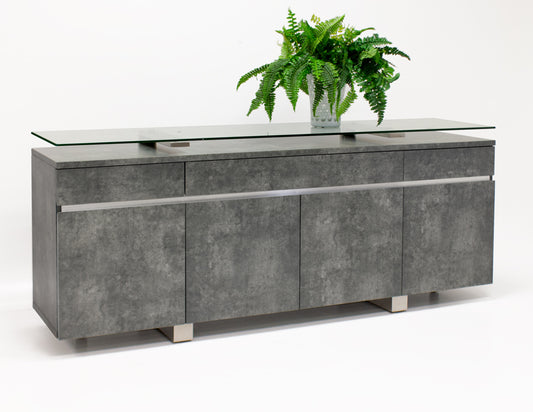 Novo Matte Concrete Buffet