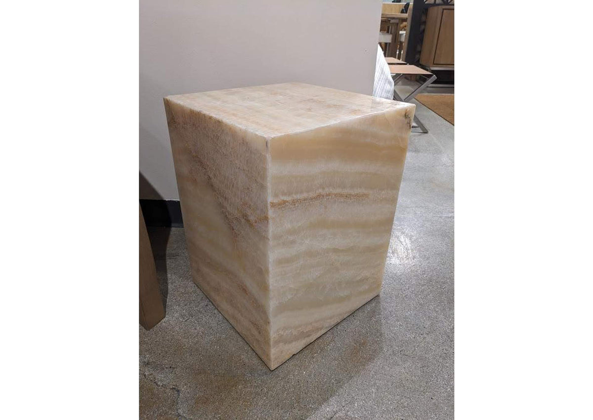 JVHV22O One Square Onyx End Table
