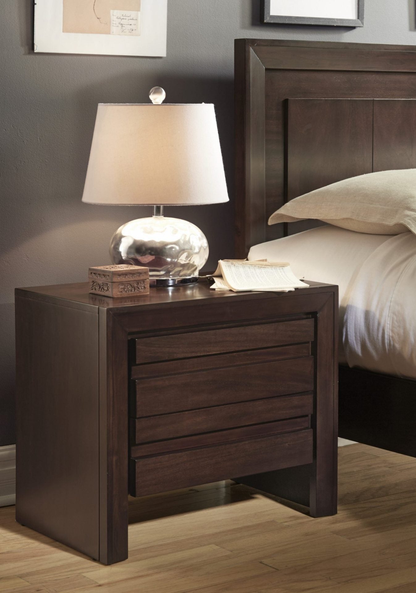 Element Nightstand with Charging Station