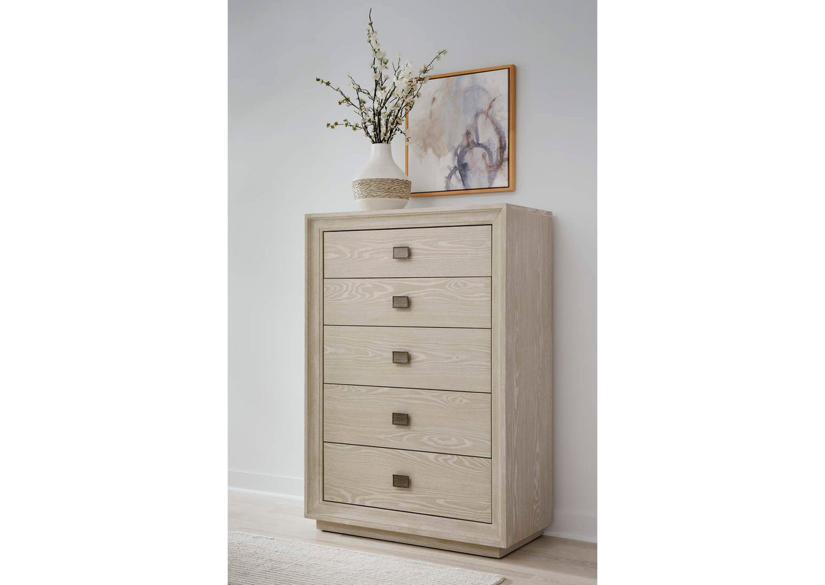 MSNF84 Maxime Five Drawer Chest In Ash