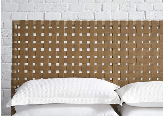 NSPVK5 Dorsey Woven Panel Bed In Granola And Ginger