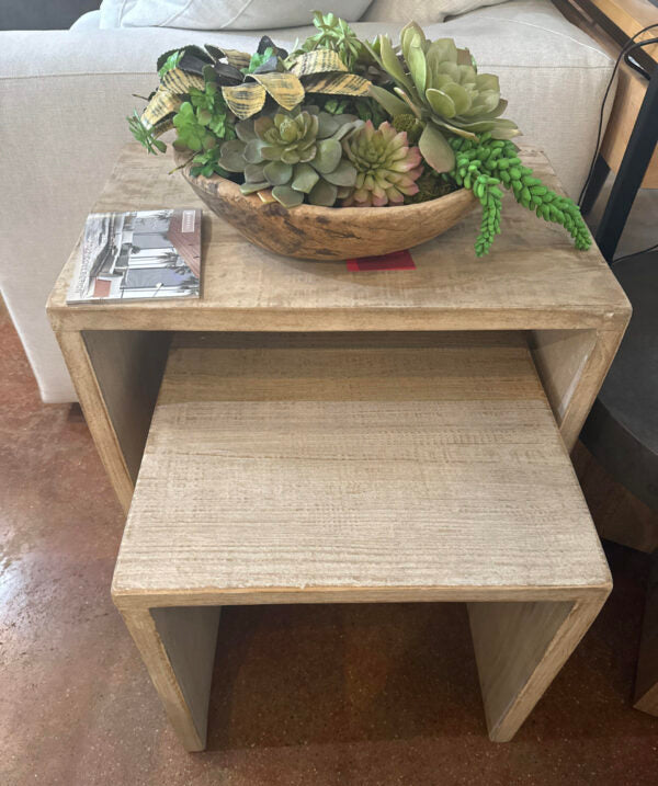 Wooden side table