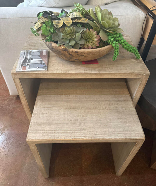 Wooden side table