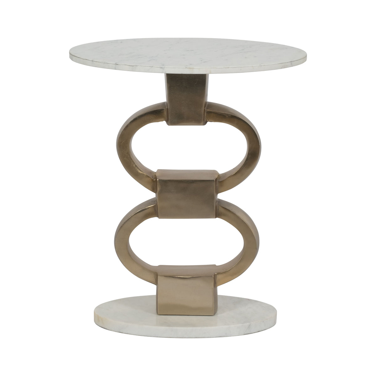 24" Dephine Link Table - Gold
