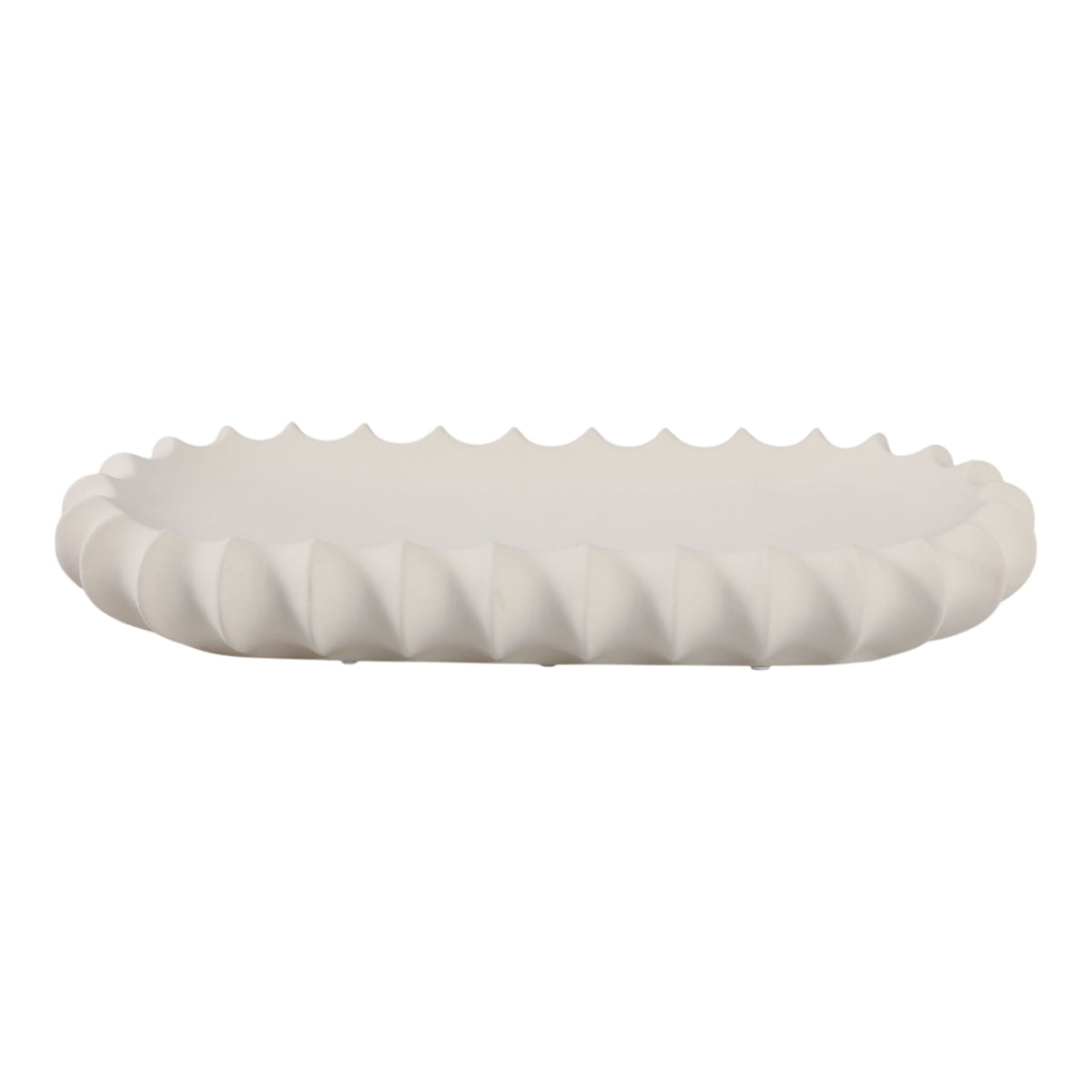 Tivia Ceramic Tray - Ivory