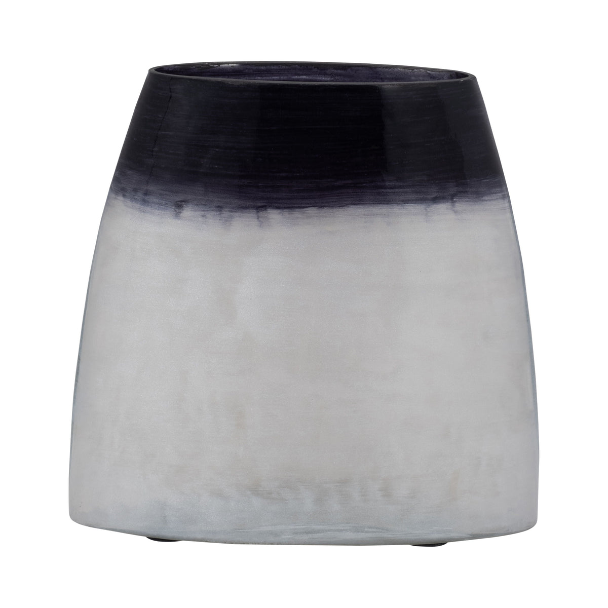 Glass 8" Ombre Vase - Blue