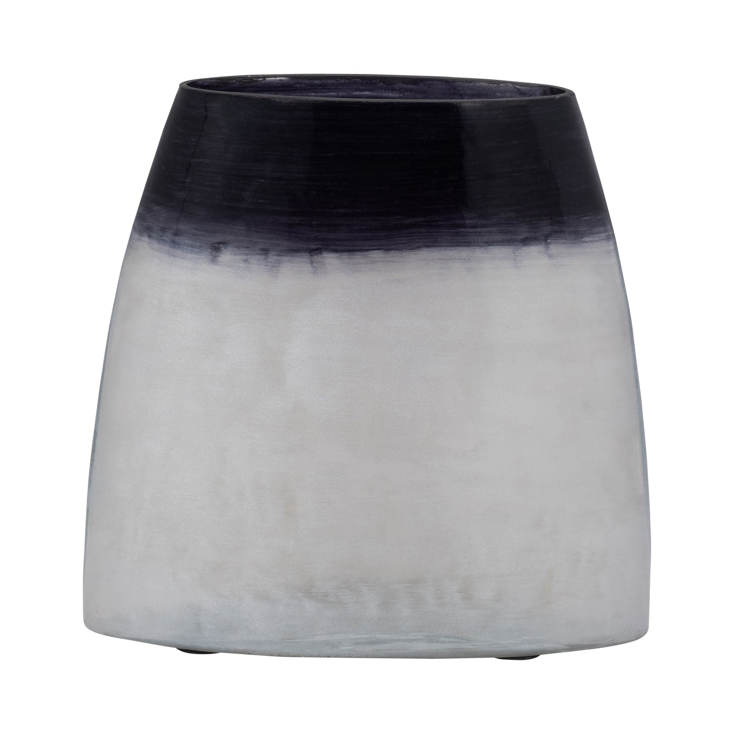 Glass 8" Ombre Vase - Blue