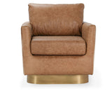 Lathe - Leather/Hide Accent Chair