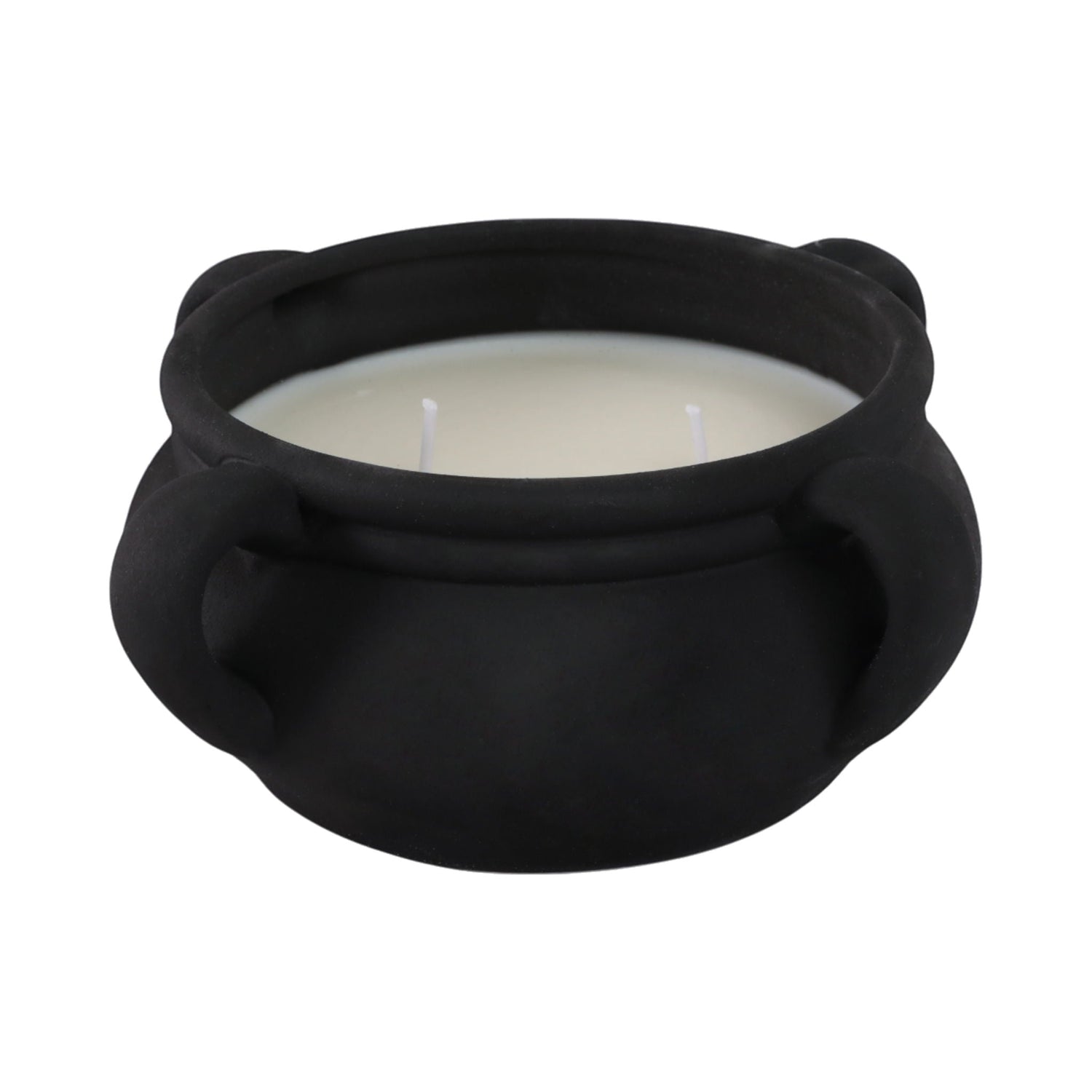 7" 12.5 Oz Black Amber & Sea Salt Bowl Candle - Black