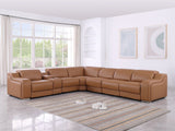 1116 - 7-Piece L-Shaped Sectional Sofa In With 3 Power Recliners & Power Headrests