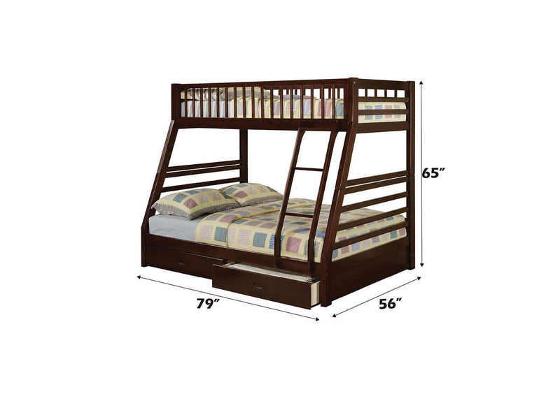 02020W Jason Twin-Full Bunk Bed