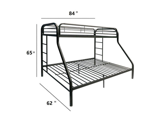 02052BK Tritan Twin XL-Queen Bunk Bed