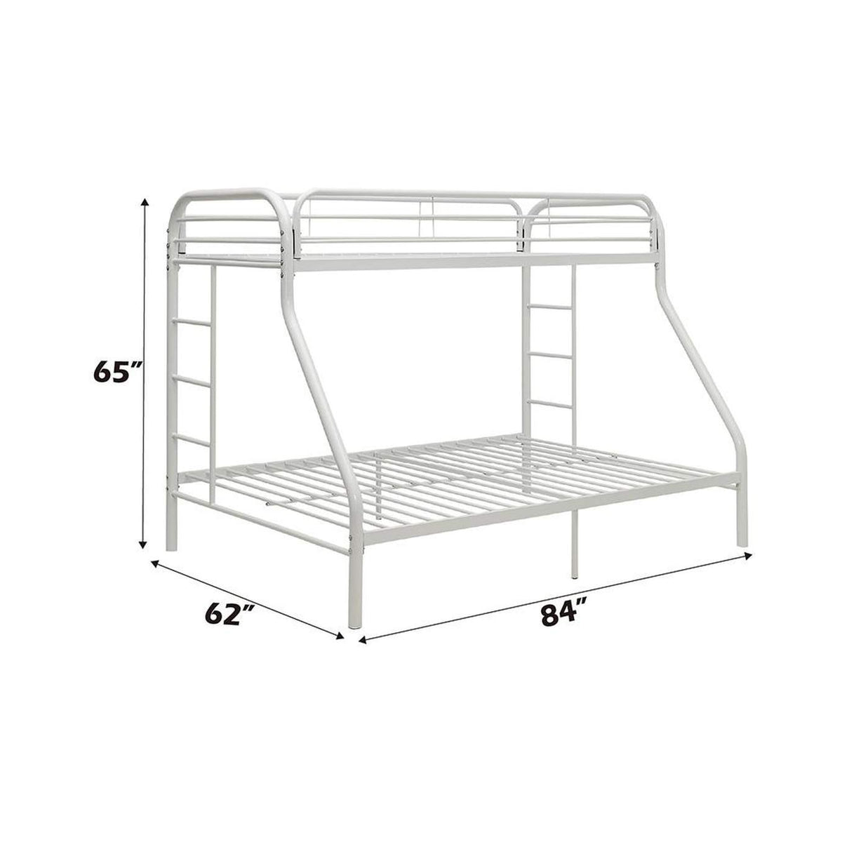 02052WH Tritan Twin XL-Queen Bunk Bed