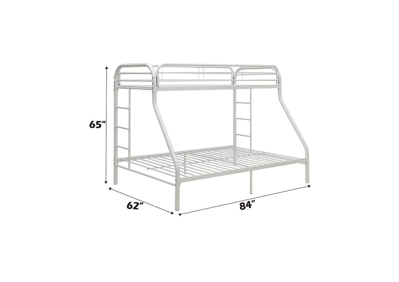 02052WH Tritan Twin XL-Queen Bunk Bed