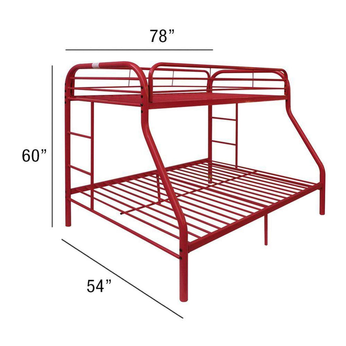 02053RD Tritan Twin-Full Bunk Bed