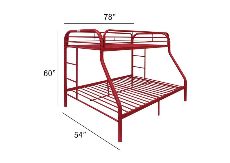 02053RD Tritan Twin-Full Bunk Bed