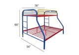 02053RNB Tritan Twin-Full Bunk Bed