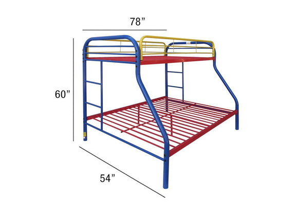 02053RNB Tritan Twin-Full Bunk Bed