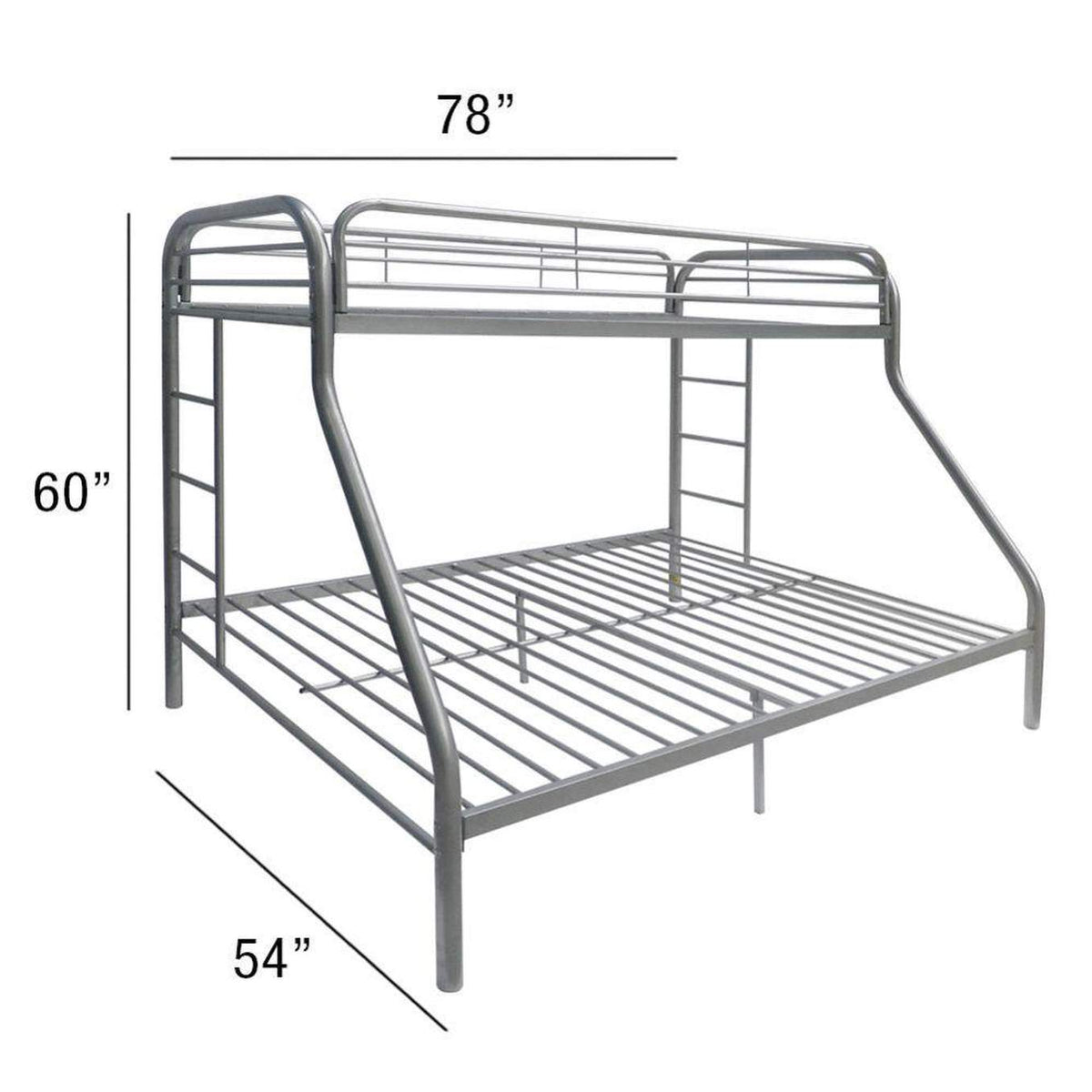 02053SI Tritan Twin-Full Bunk Bed