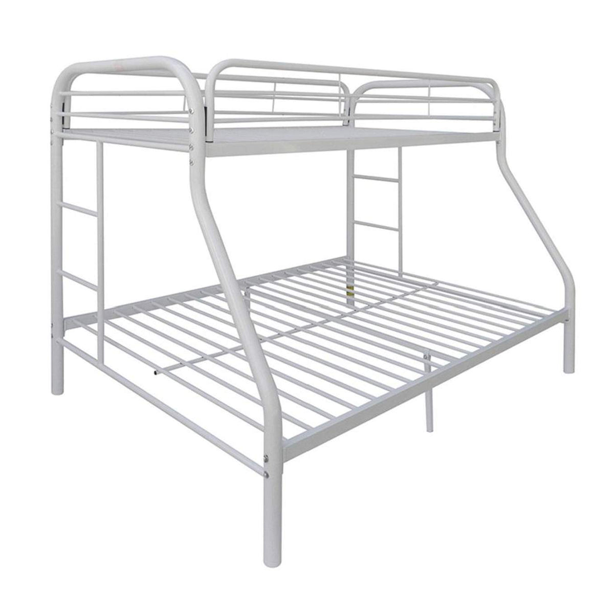 02053WH Tritan Twin-Full Bunk Bed