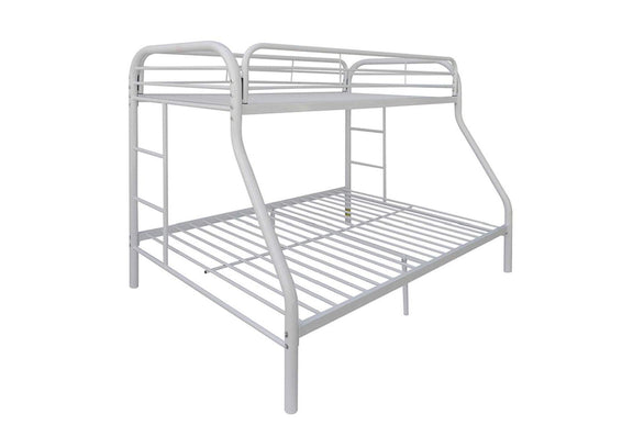 02053WH Tritan Twin-Full Bunk Bed