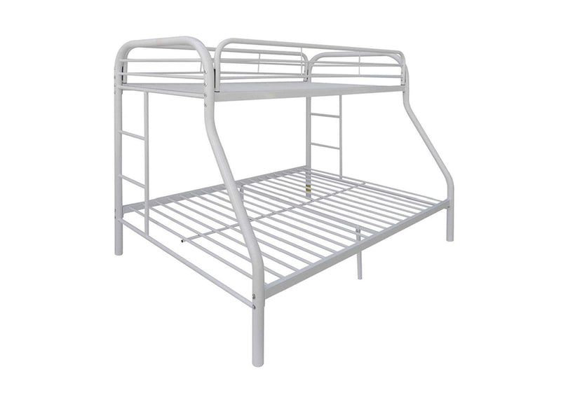 02053WH Tritan Twin-Full Bunk Bed