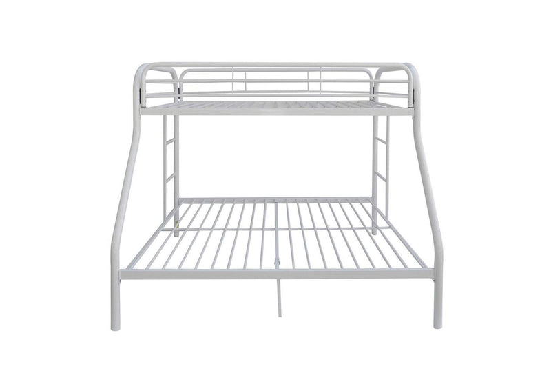 02053WH Tritan Twin-Full Bunk Bed