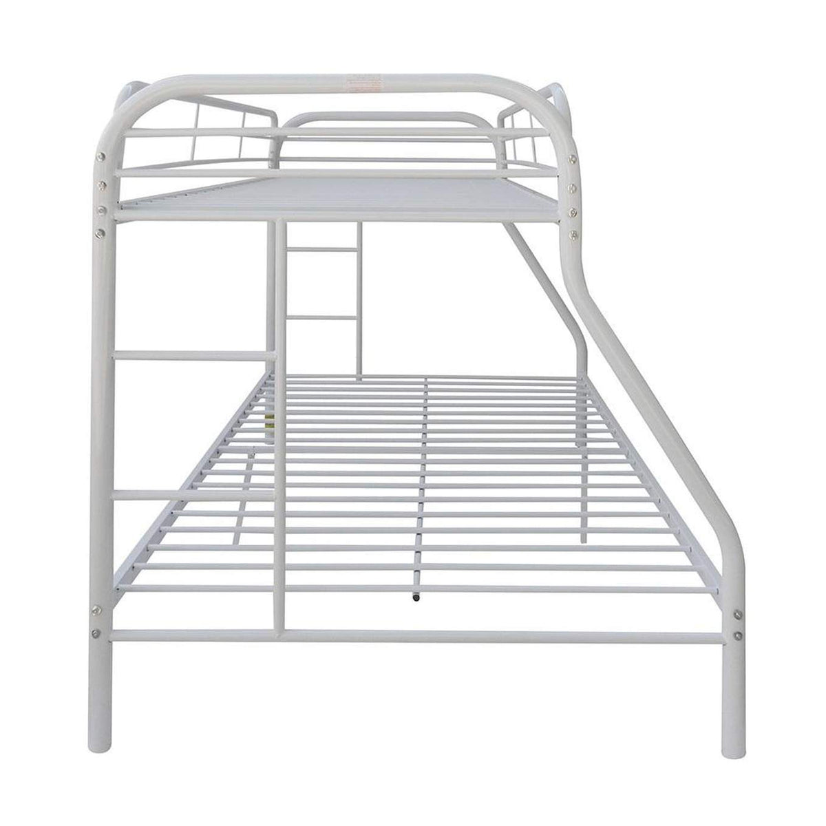 02053WH Tritan Twin-Full Bunk Bed