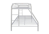 02053WH Tritan Twin-Full Bunk Bed