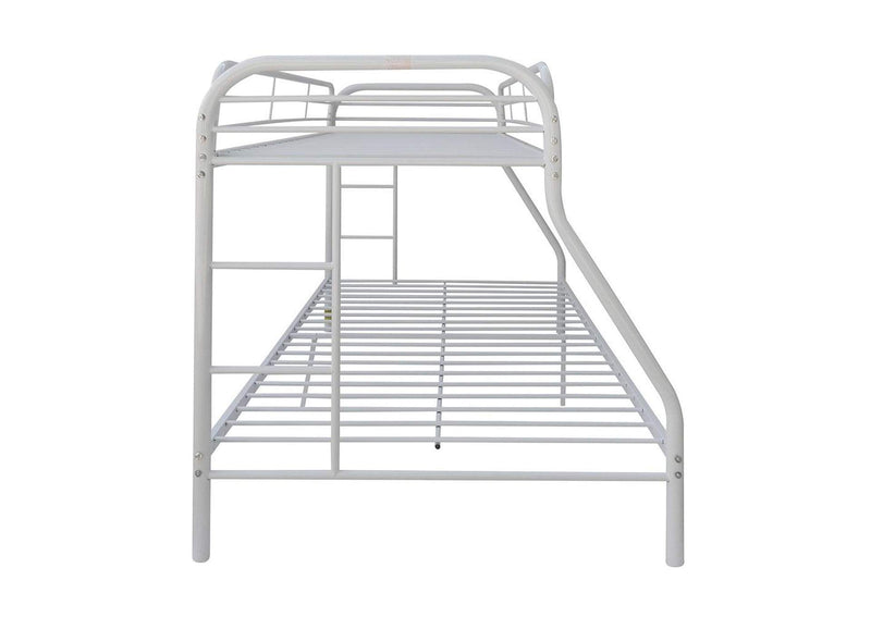 02053WH Tritan Twin-Full Bunk Bed