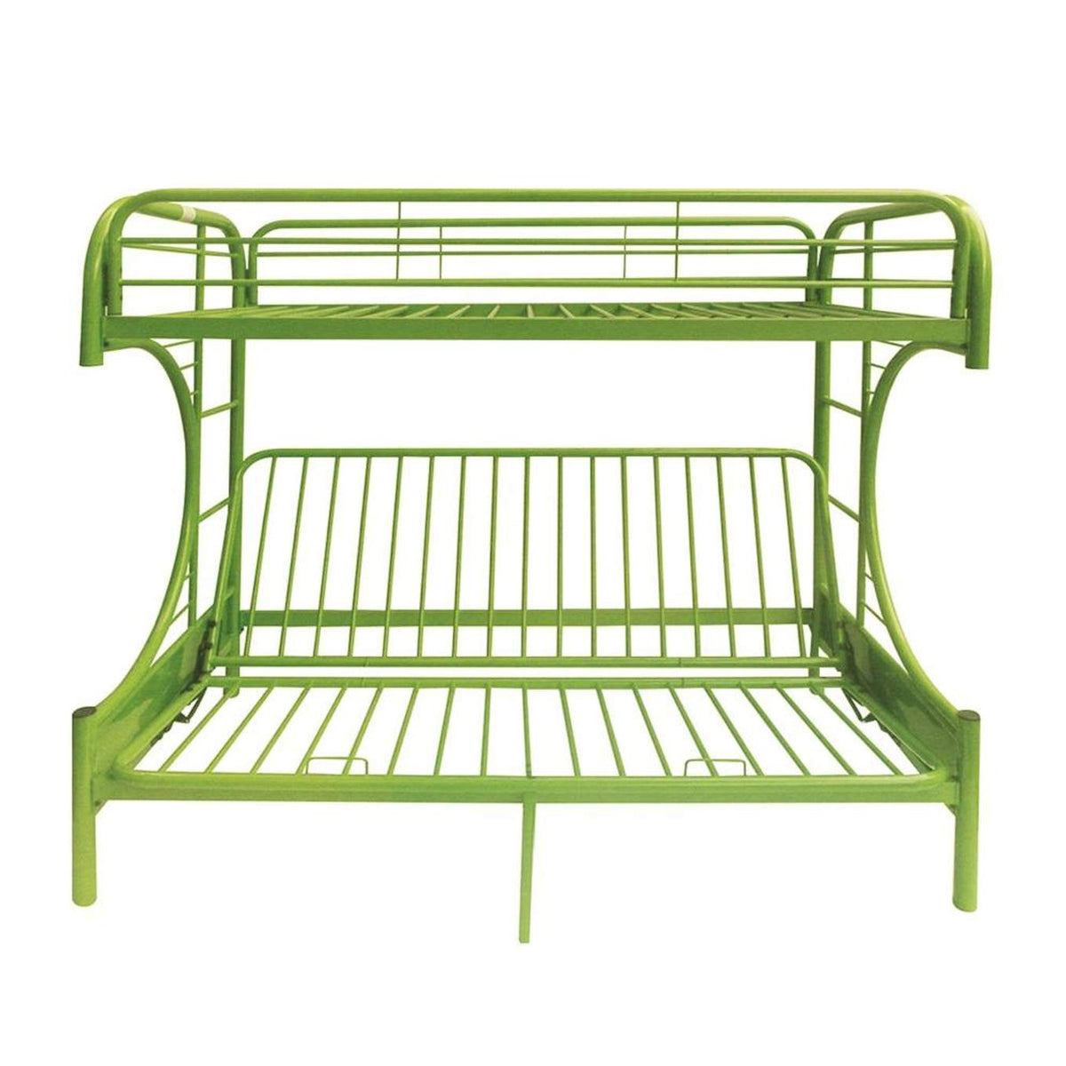 02091W-GR Eclipse Twin-Full Futon Bunk Bed
